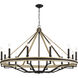 Sonoma 12 Light 47.75 inch Dark Bronze Chandelier Ceiling Light
