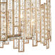 Swissvale 5 Light 19 inch Matte Gold with Polished Chrome Chandelier Ceiling Light