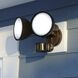 Outdoor Security LED 8 inch Bronze Outdoor Security