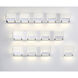 Sonic LED 6 inch Chrome Wall Sconce Wall Light