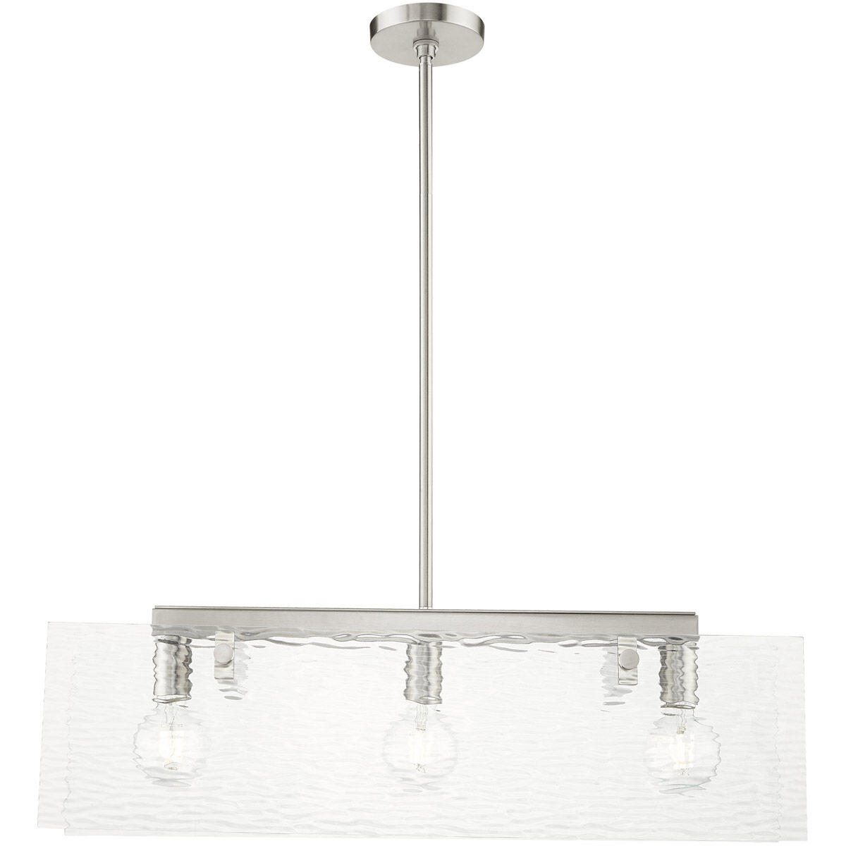 Ashcroft 3 Light 7 inch Brushed Nickel Chandelier Ceiling Light