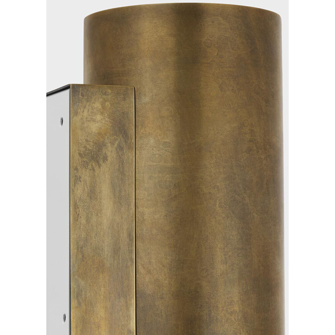 Anne-Marie Barton Armise Sconce Wall Light in Mottled Brass