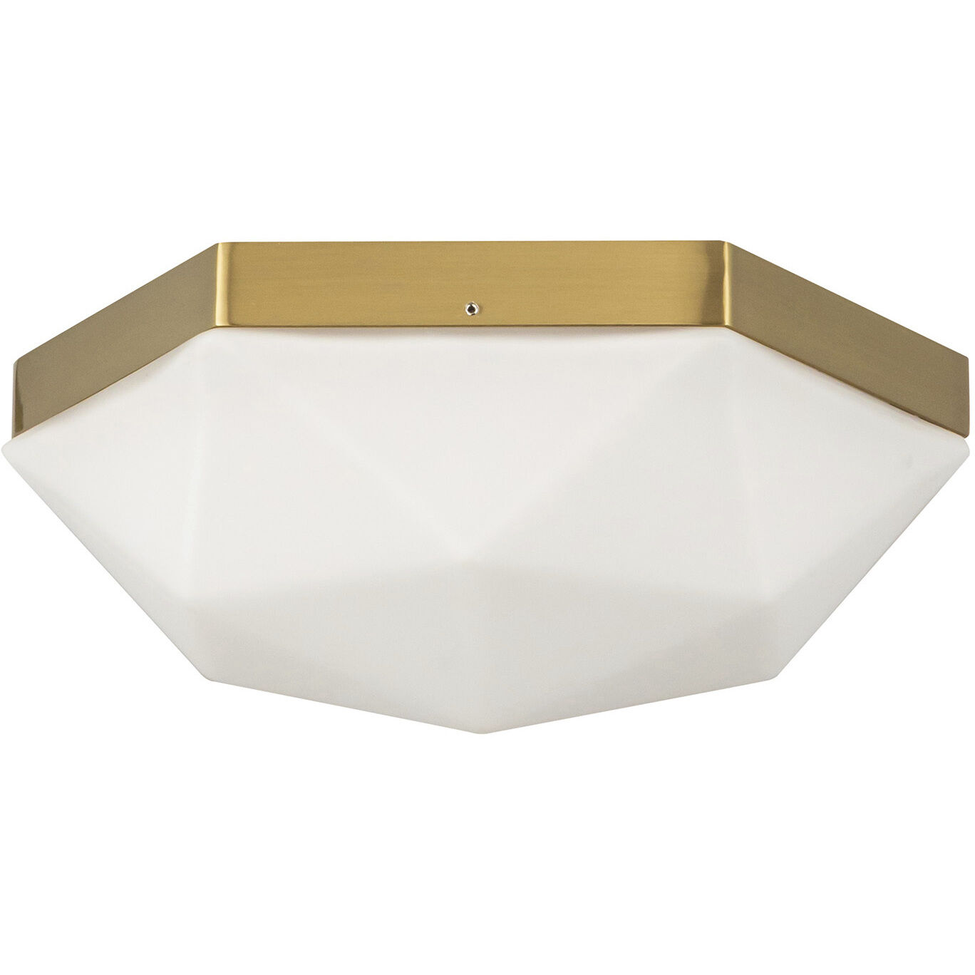 Alora Mood Krysta 2 Light 10.5 inch Brushed Gold Flush Mount Ceiling Light