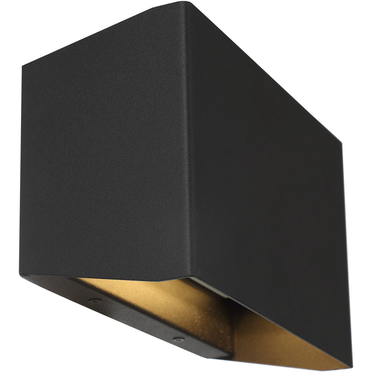 Amora LED 6 inch Black Outdoor Wall Sconce