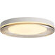 Ondulada LED 19.75 inch Sand White Flush Mount Ceiling Light in Smoky Acrylic