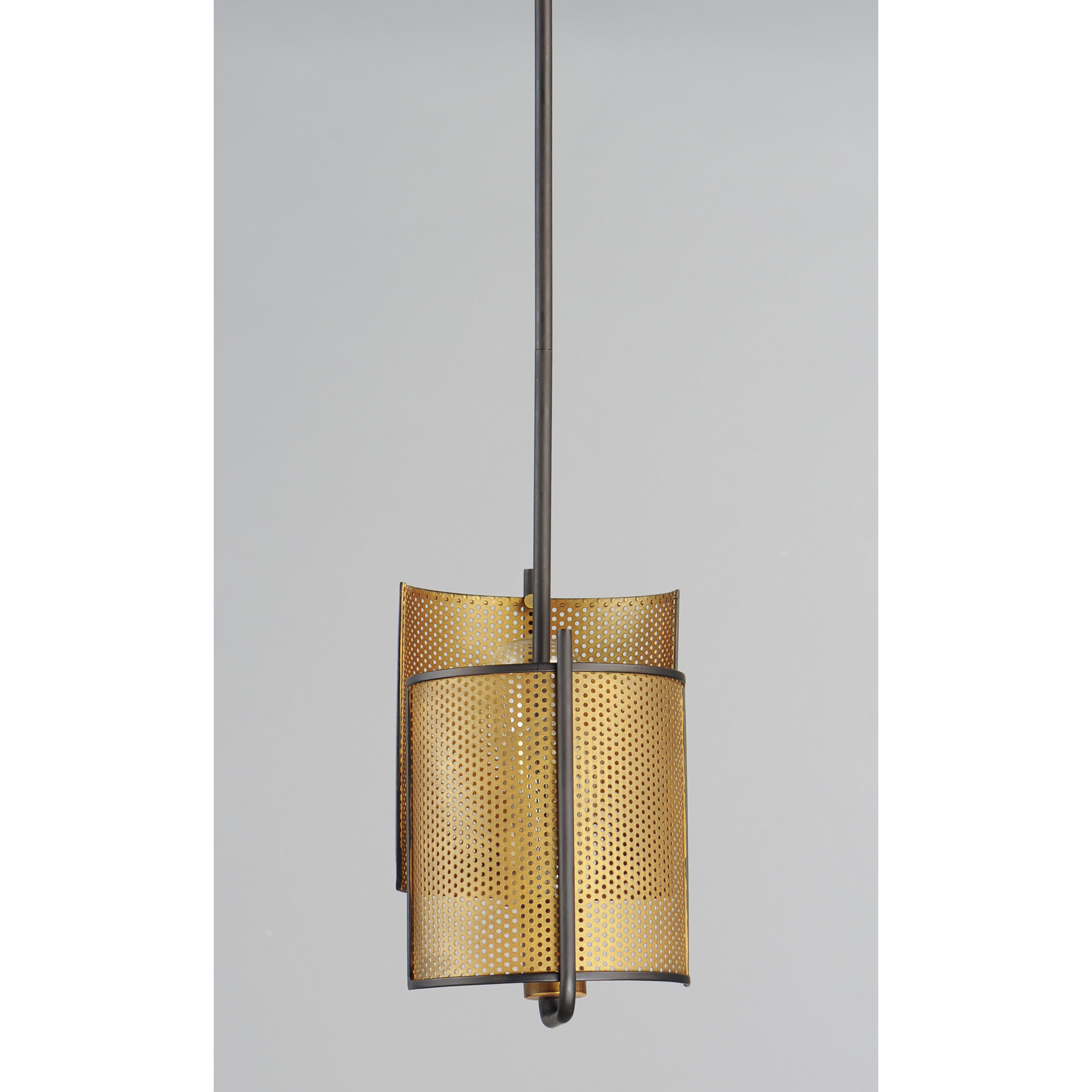 Caspian 2 Light 9 inch Oil Rubbed Bronze/Antique Brass Multi-Light Pendant Ceiling Light