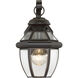 Newbury 1 Light 13 inch Medici Bronze Outdoor Wall Lantern