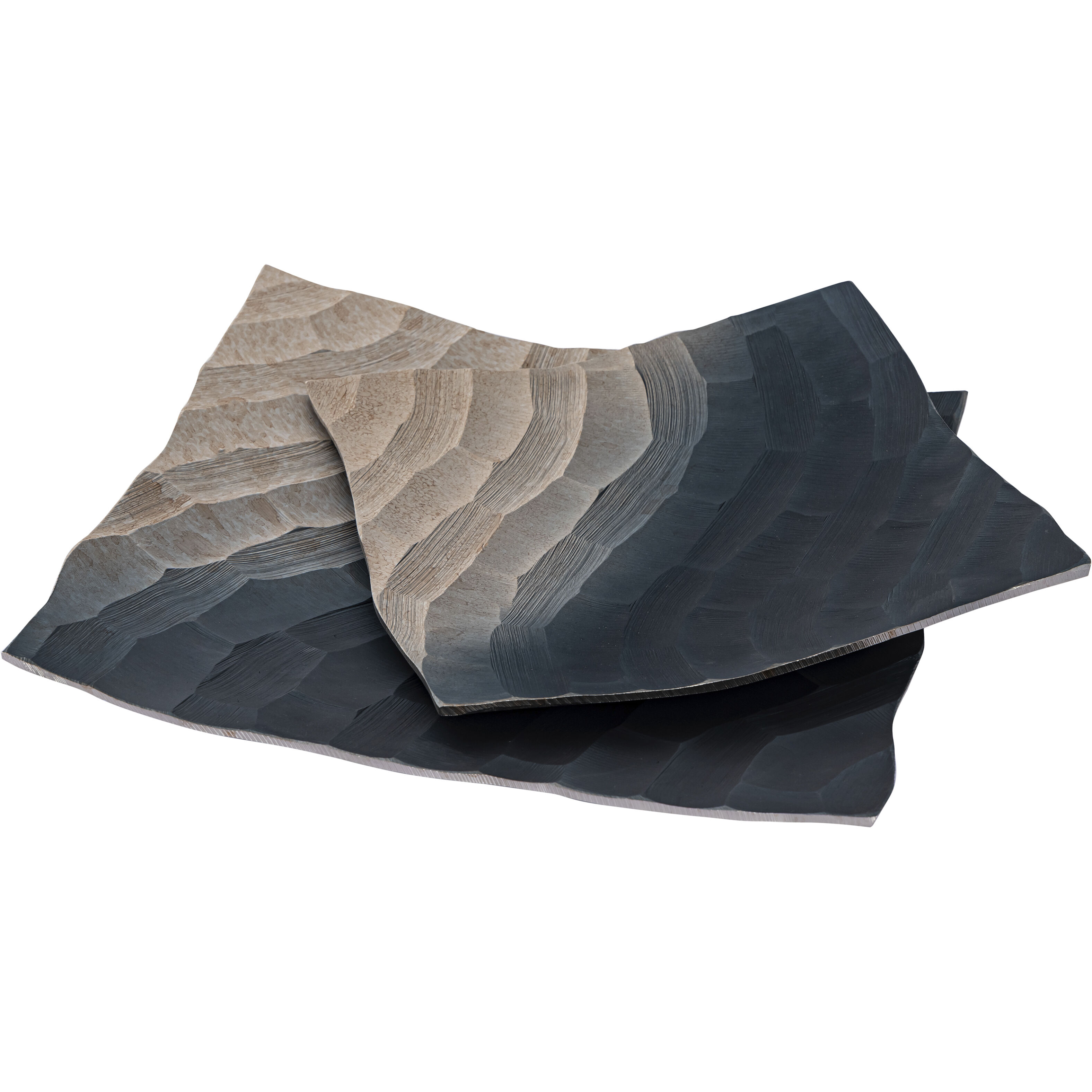 Colin Bronze Ombre Tray, Set of 2
