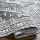 Broadway 120 X 94 inch Light Grey Rug, Rectangle