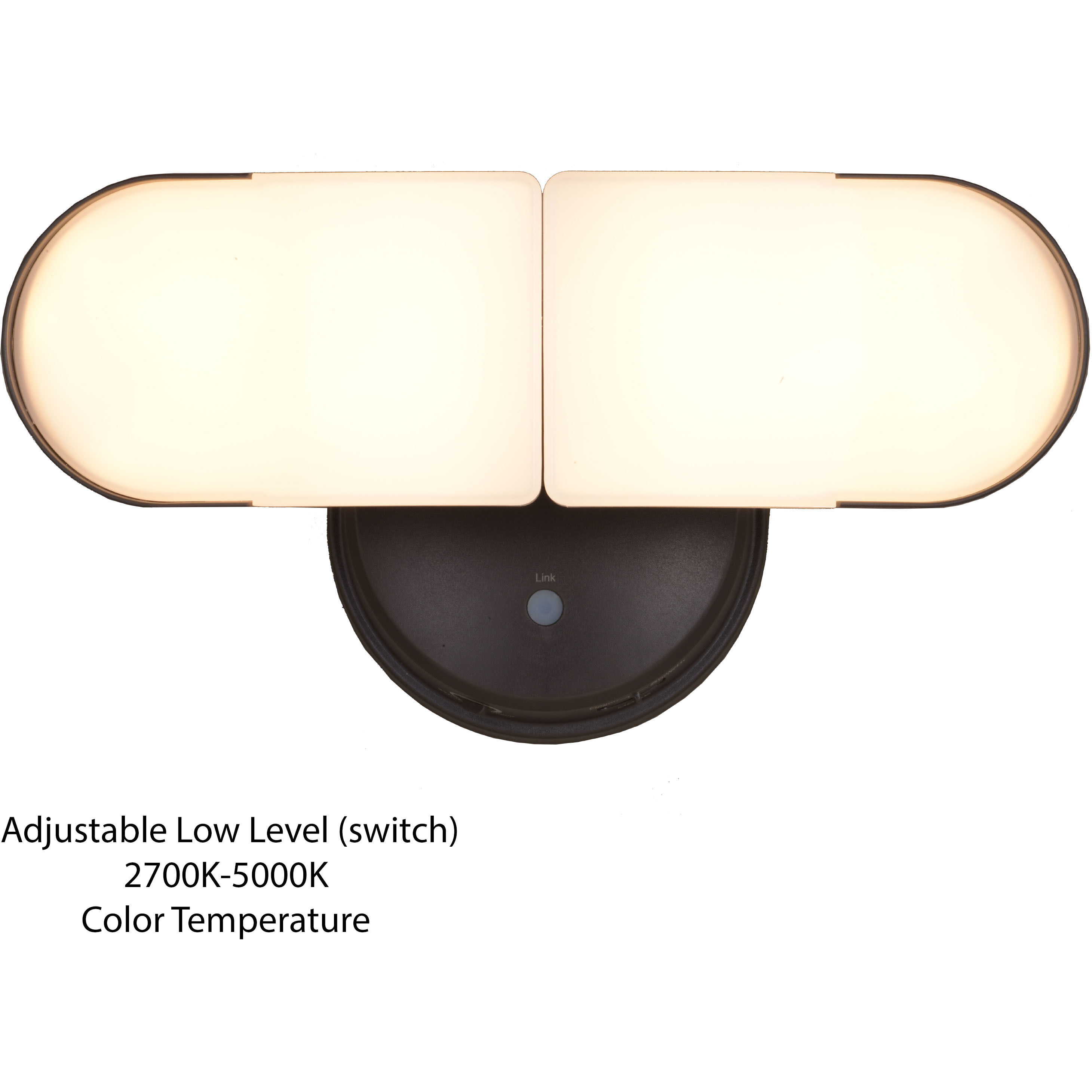 Lambda LED 7 inch Bronze Outdoor Security