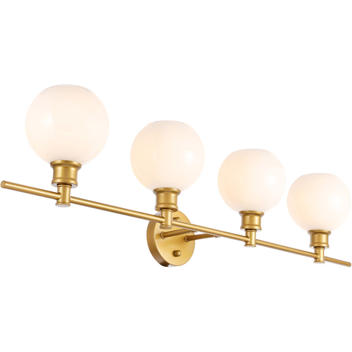 Syracuse 4 Light 38 inch Brass Wall sconce Wall Light