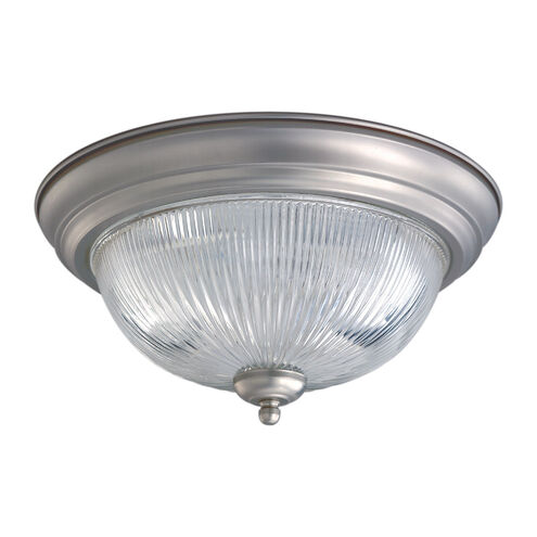 Signature 2 Light 13 inch Brushed Nickel Flush Mount Ceiling Light