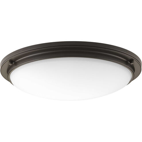Apogee LED 21 inch Architectural Bronze Flush Mount Ceiling Light, Progress LED