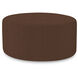 Universal Sterling Chocolate Round Ottoman Replacement Slipcover, Ottoman Not Included