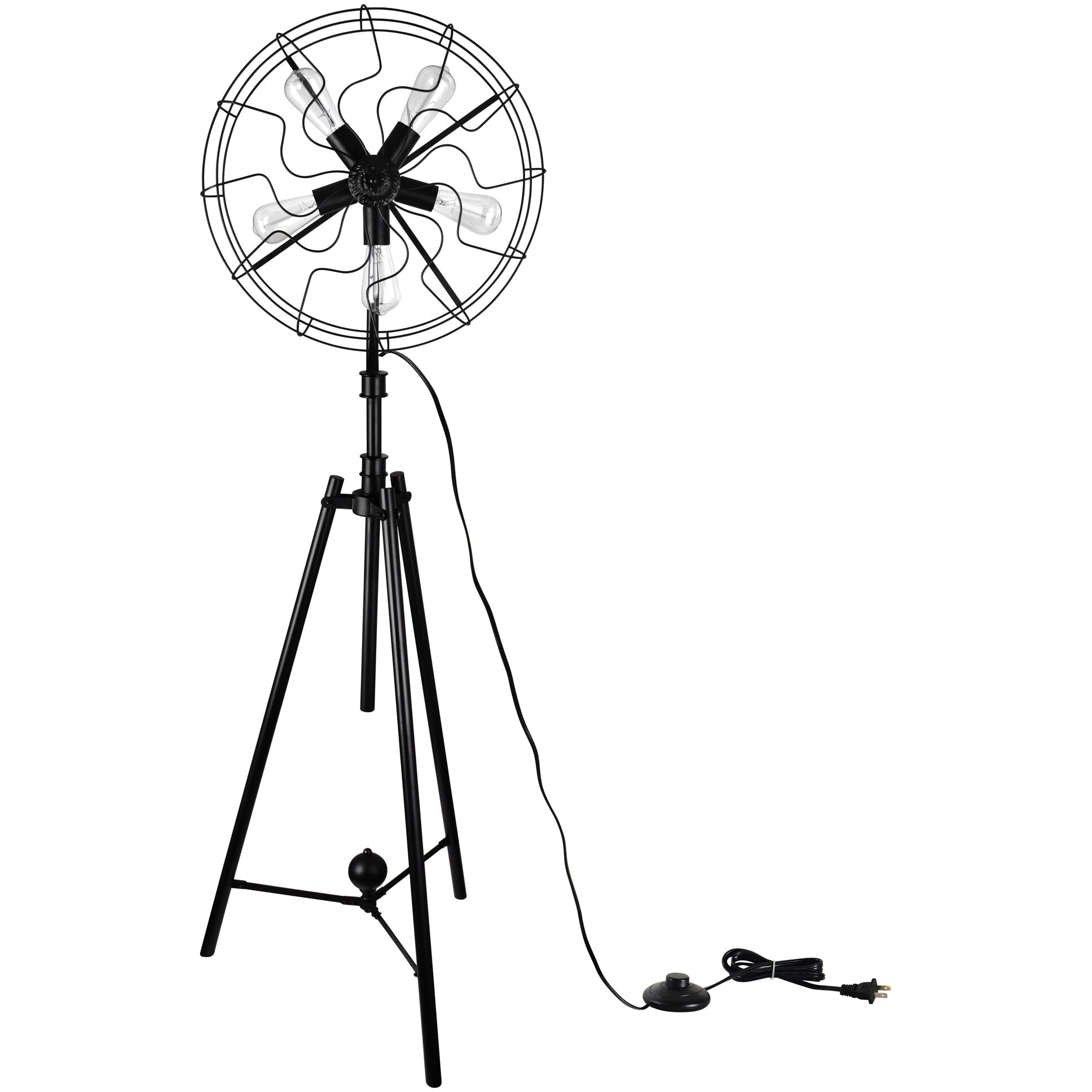 Pamela 68 inch 60.00 watt Black Floor Lamp Portable Light