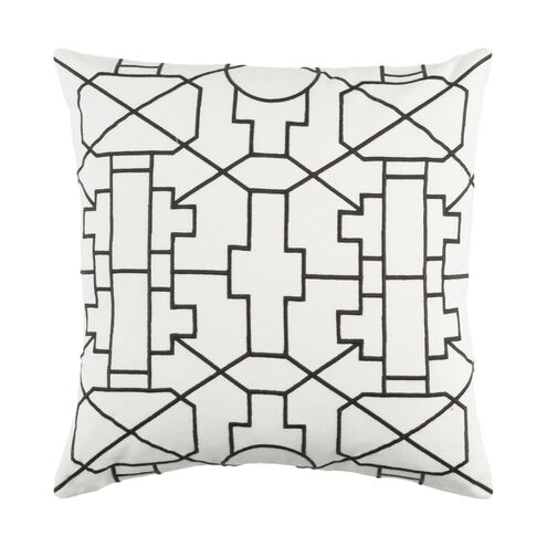 Kingdom 18 X 18 inch White Pillow Kit, Square