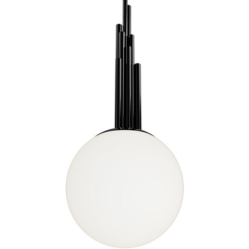 Sybil LED 9.9 inch Polished Black Nickel Indoor Hanging Lighting Ceiling Light in 4000K
