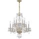 Traditional Crystal 10 Light 23.00 inch Chandelier
