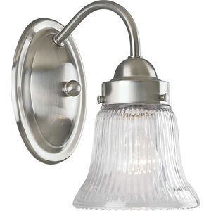 Clarence 1 Light 5 inch Brushed Nickel Bath Vanity Wall Light