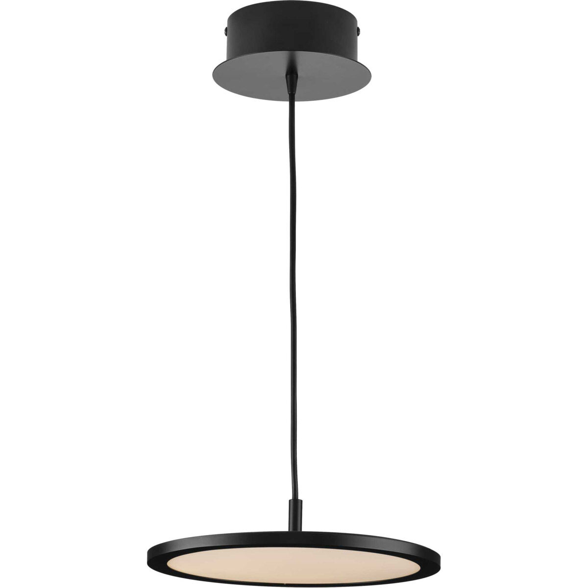 Everlume LED LED 11 inch Matte Black Pendant Ceiling Light, Progress LED