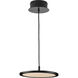 Everlume LED LED 11 inch Matte Black Pendant Ceiling Light, Progress LED