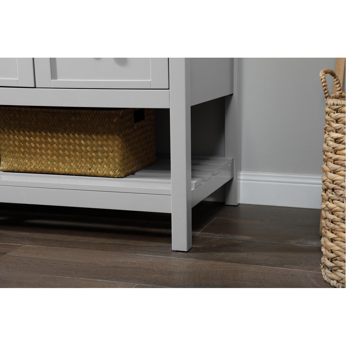 Theo 60 X 22 X 34 inch Grey Vanity Sink Set