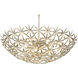 Flower Child 5 Light 30 inch Ambry Gold Bowl Pendant Ceiling Light