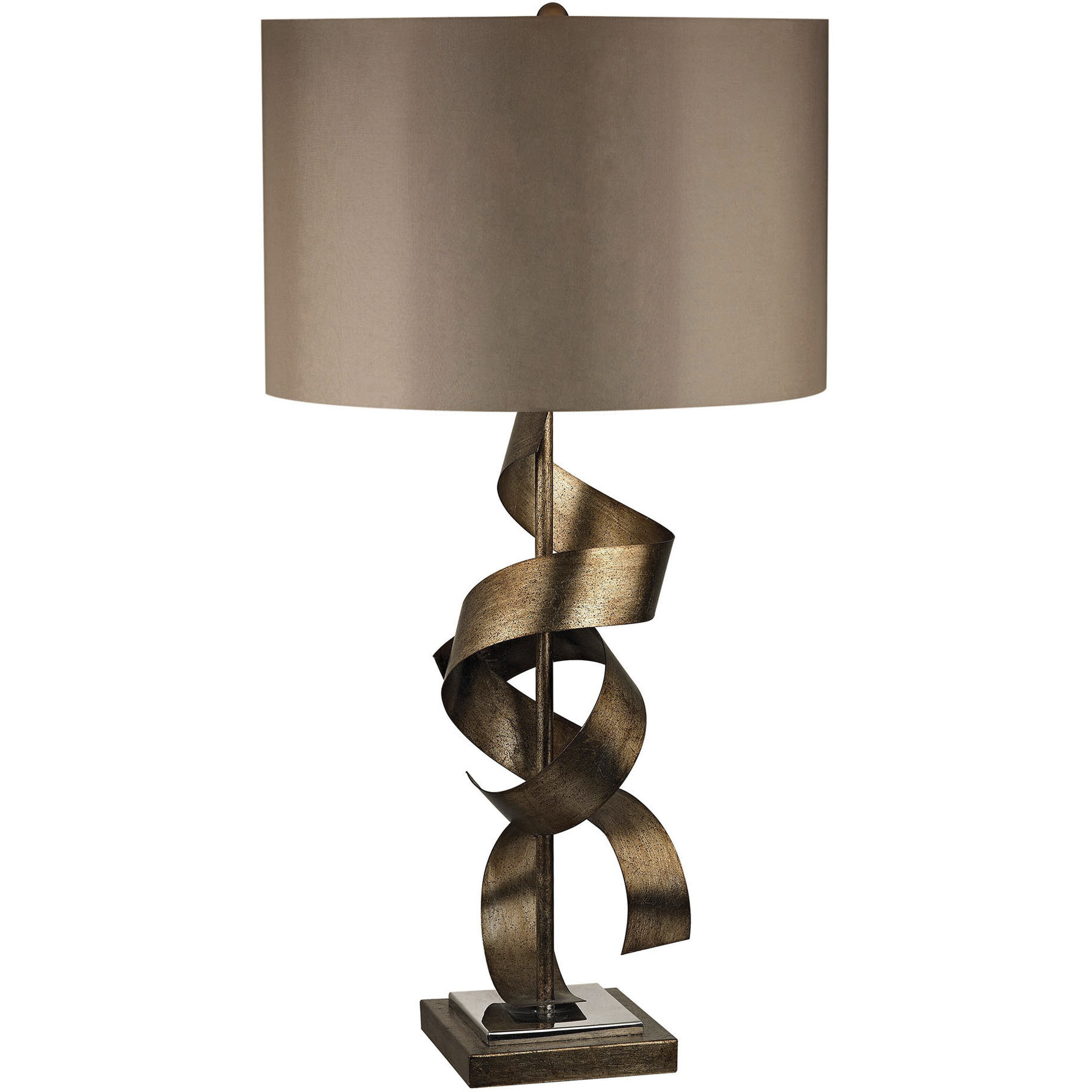 Allen 29 inch 150 watt Roxford Gold Table Lamp Portable Light