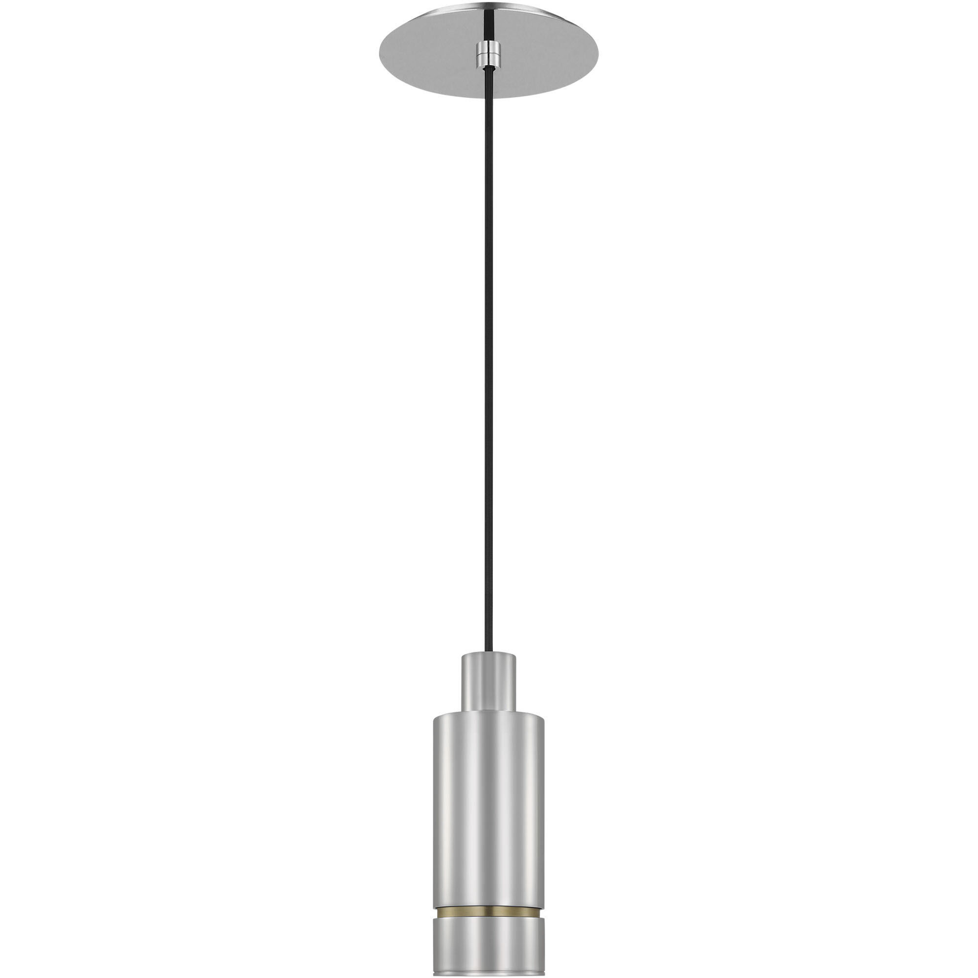 Mick De Giulio Sottile LED 3 inch Polished Stainless Steel Line-Voltage Pendant Ceiling Light