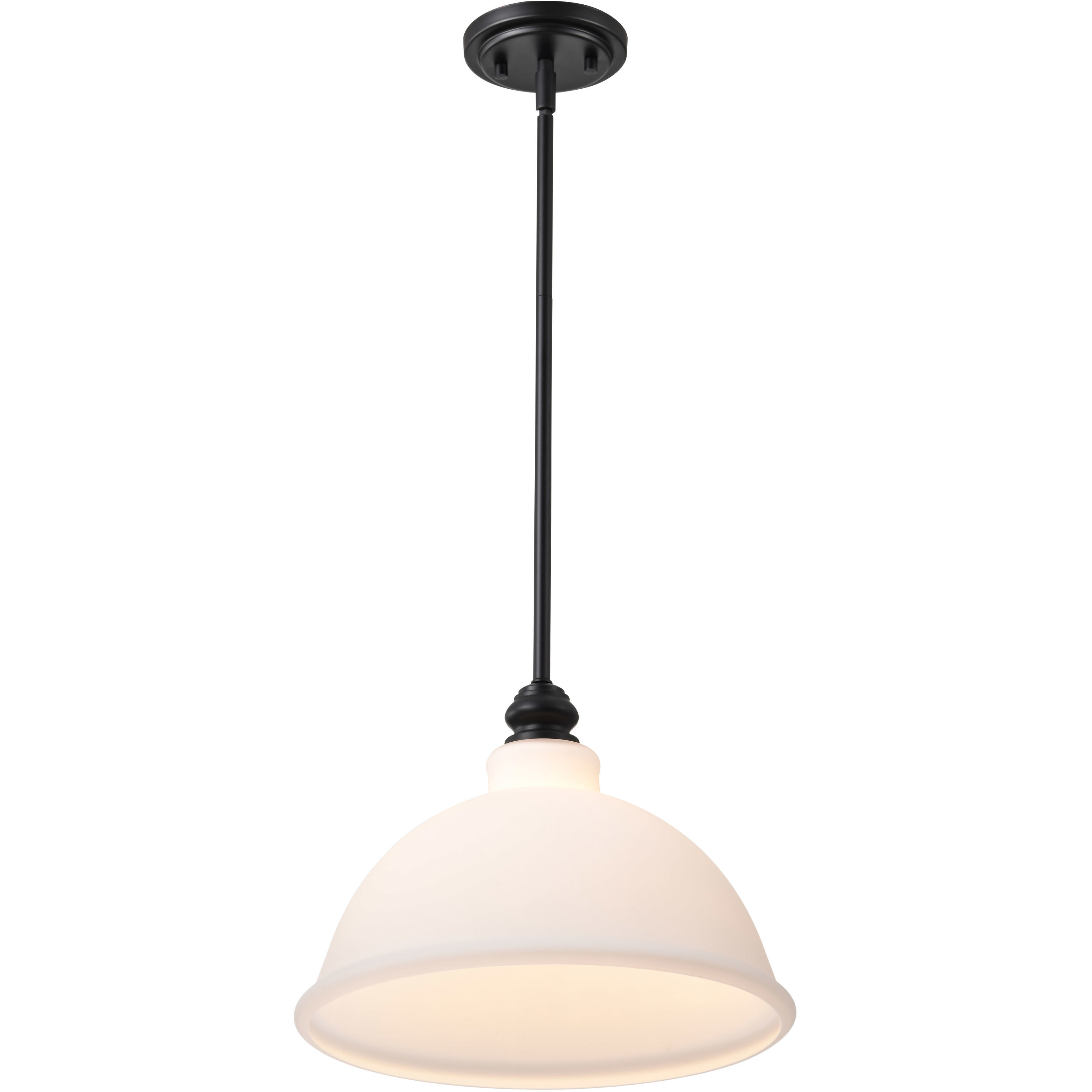 Russel 14 inch Matte Black Pendant Ceiling Light