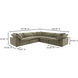 Clay Classic Desert Sage Modular, L Sectional