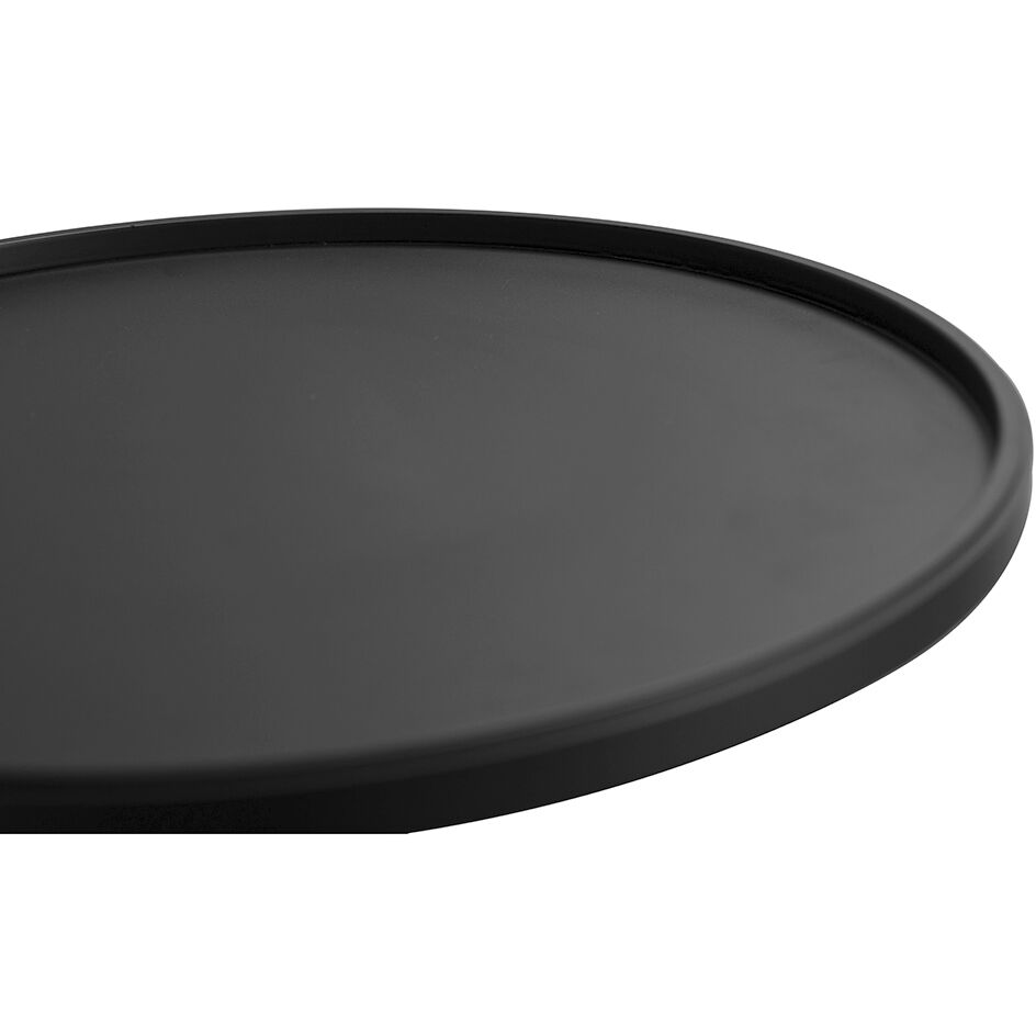 Kurtz 24 X 14 inch Matte Black Side Table