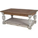 Alcott 47.2 X 27.6 inch White/Natural Coffee Table