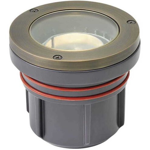 Hardy Island Flat Top 120v 12.00 watt Matte Bronze Landscape Well Light, Variable Output