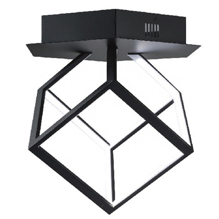 Canada LED 7.9 inch Black Flush Mount Ceiling Light