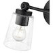 Lauryn 2 Light 13.5 inch Matte Black Vanity Light Wall Light