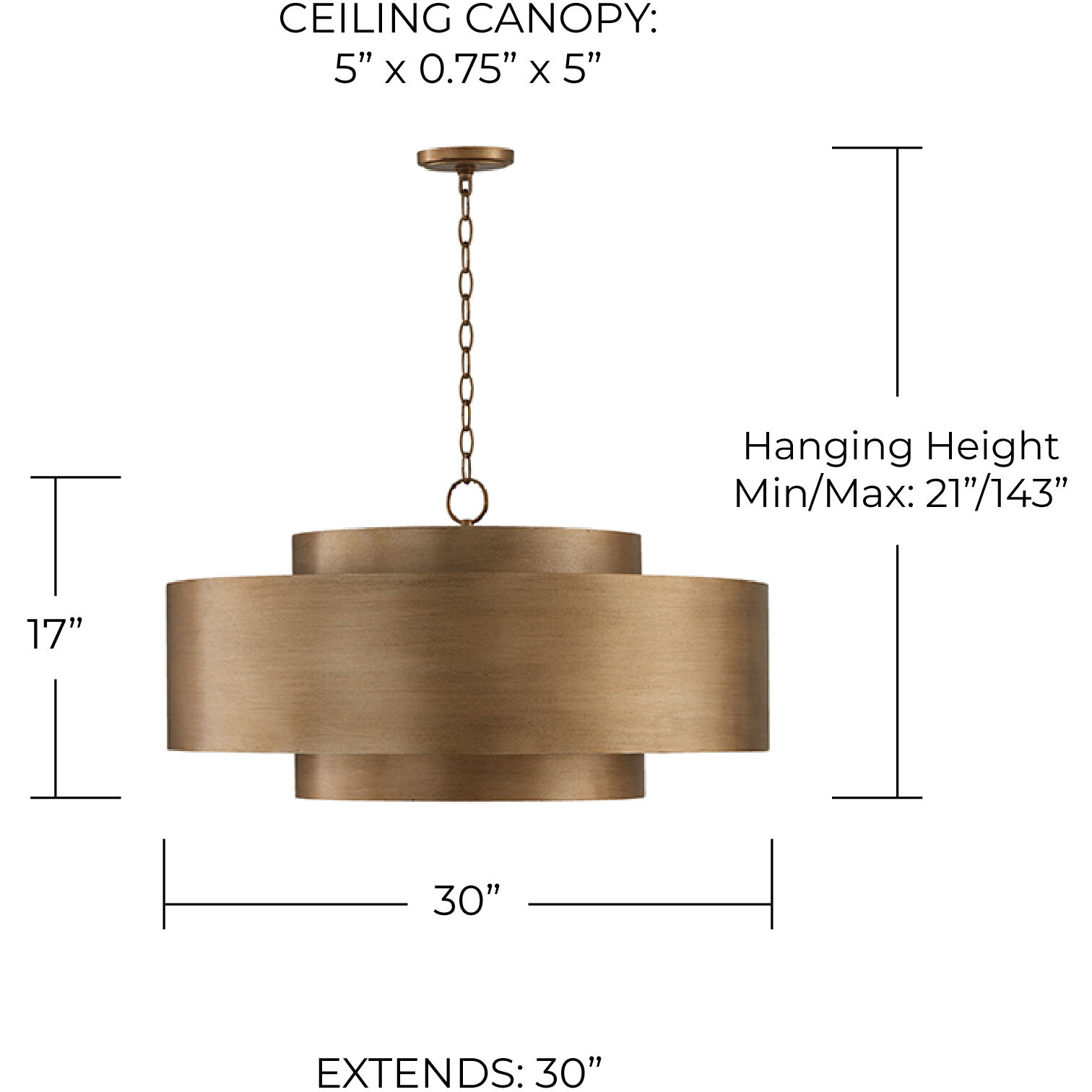 Jude 9 Light 30 inch Mystic Luster Pendant Ceiling Light 