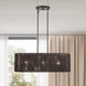 Acordia 3 Light 30 inch English Bronze Linear Chandelier Ceiling Light, Medium