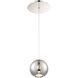 Acid LED 4.5 inch Polished Nickel Pendant Ceiling Light