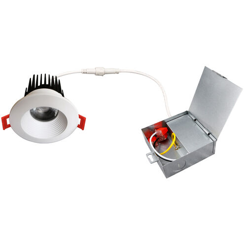 EnviroLite Integrated LED White Can Free Remodel Baffle Kit in 4000K