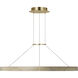 Sean Lavin Ashok LED 36.7 inch Hand Rubbed Antique Brass Chandelier Ceiling Light