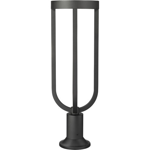 Leland LED 28.25 inch Sand Black Outdoor Pier Mounted Fixture