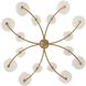 Fleurana 16 Light 54 inch Antique Brass Chandelier Ceiling Light