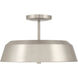 Trellwyn 3 Light 15 inch Brushed Nickel Semi-Flush Mount Ceiling Light