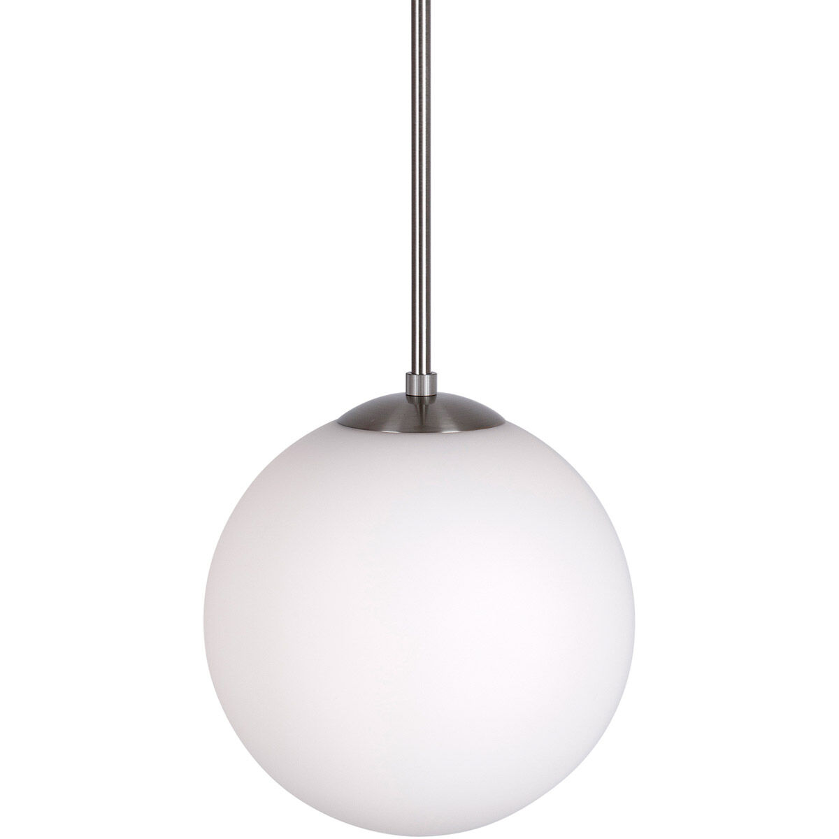Selene 1 Light 10 inch Brushed Nickel Mini Pendant Ceiling Light