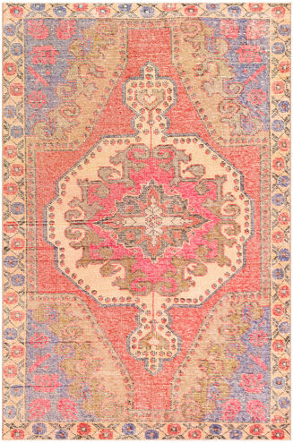 Antique One of a Kind 81 X 52 inch Rug, Rectangle