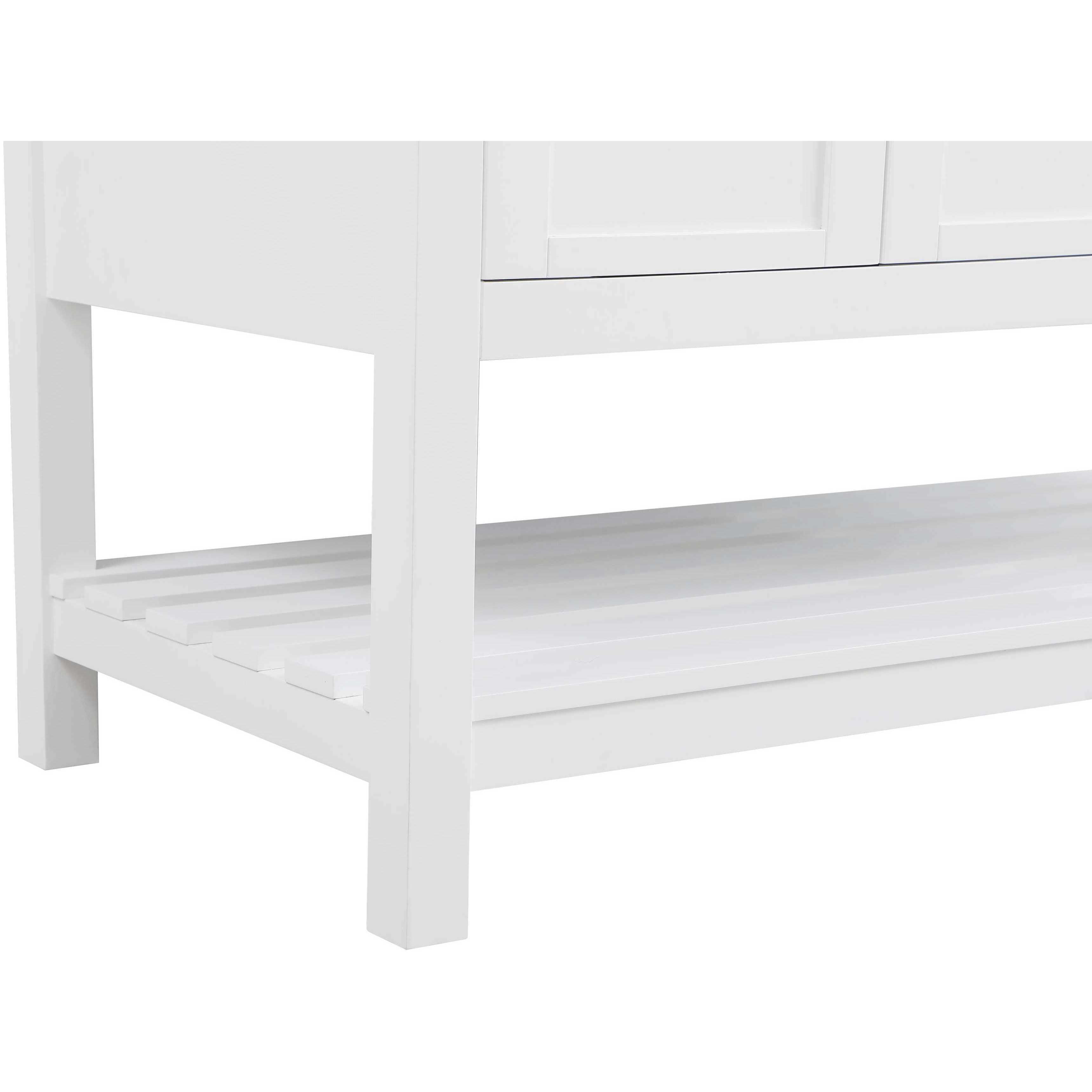 Theo 54 X 34 inch White Bathroom Vanity Cabinet