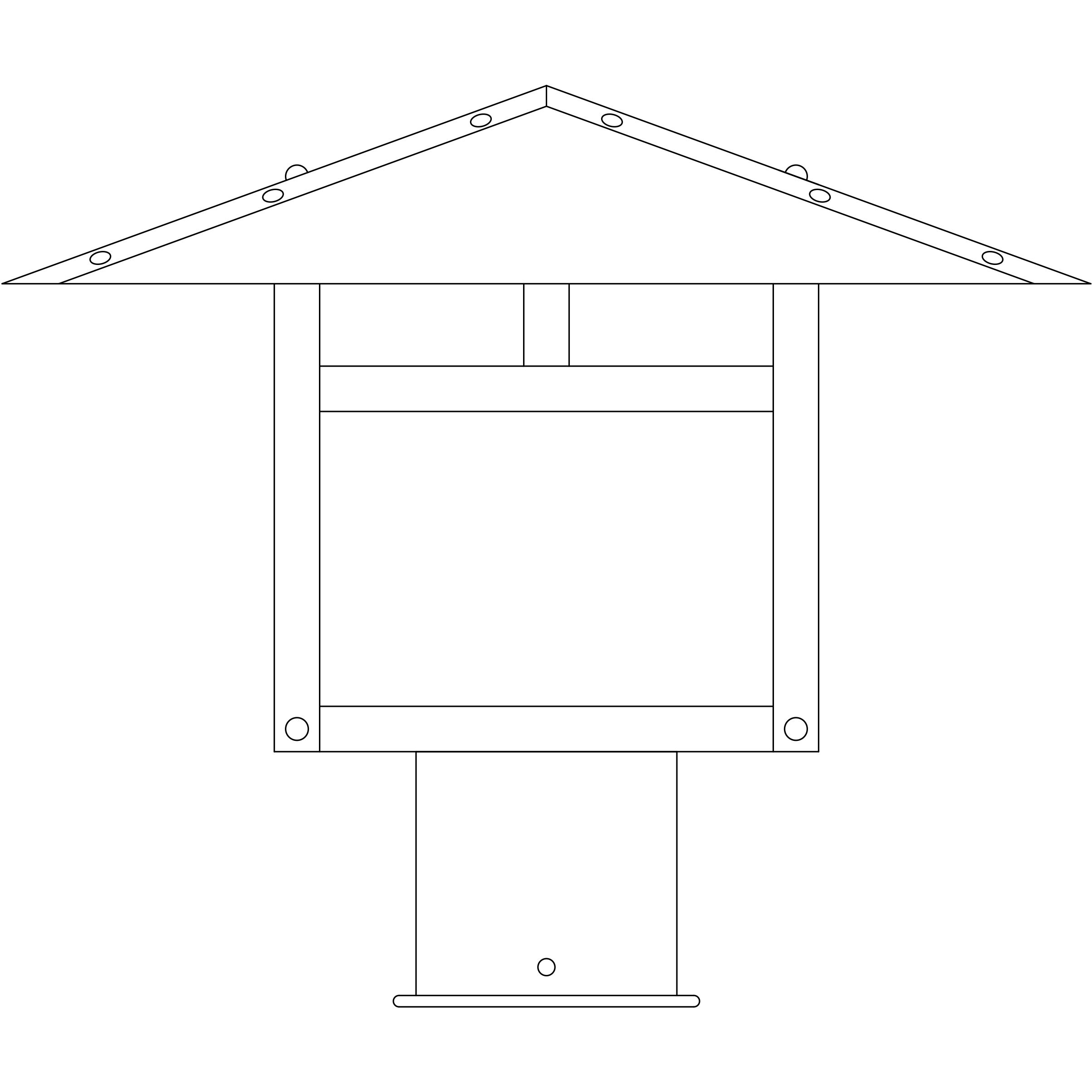 Monterey 1 Light 8 inch Verdigris Patina Post Mount in White Opalescent, Empty