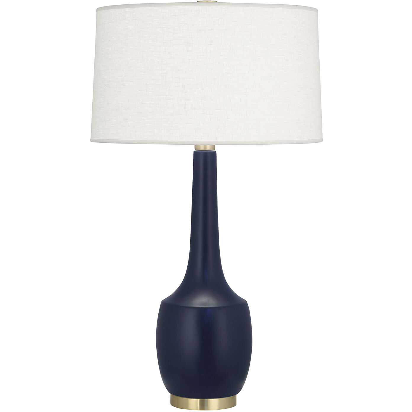 Robert Abbey Delilah 34.31 inch 150 watt Matte Midnight Blue Table Lamp Portable Light MMB70 - Open Box