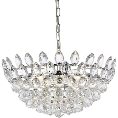 Emilia 5 Light 20 inch Chrome Pendant Ceiling Light
